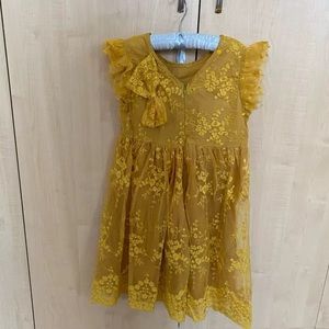 Baby lace flower dress